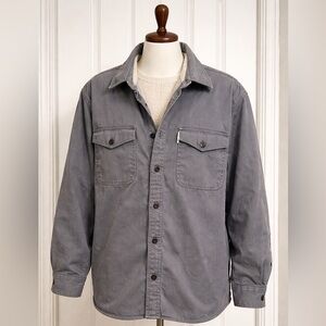 Levi's Charcoal Men's Lined Shirt Jacket